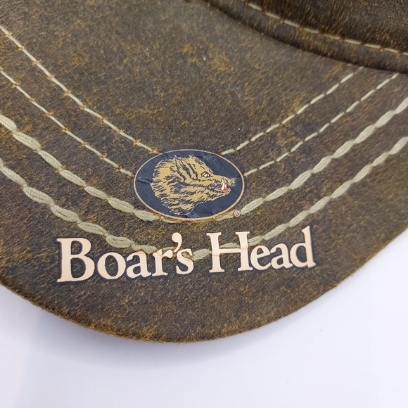 BOARS HEAD Brown Hat Pitcraft Slow Smoked Turkey Cap- Adjustable In Back. - Picture 2 of 4